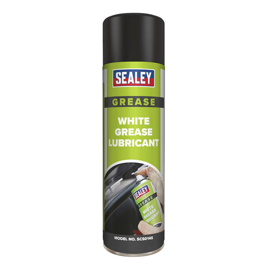 Sealey White Grease Lubricant 500ml Pack of 6 SCS014