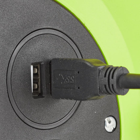 Nedis Cable Reel 25m 3x 1.5 mm² Thermal Cutoff Schuko & USB - PECCR25UFGN