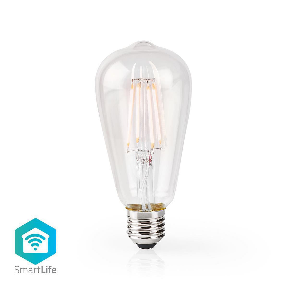 Nedis Wi-Fi Smart LED Filament Bulb E27 ST64 5W 500 lm WIFILF10WTST64