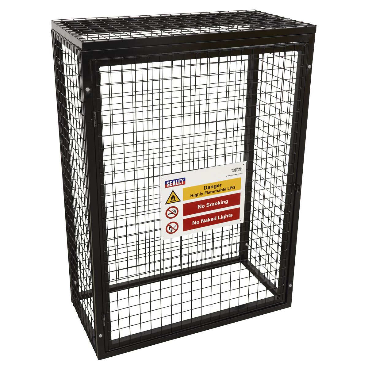 Sealey Safety Cage - 3 x 19kg Gas Cylinders GCSC319