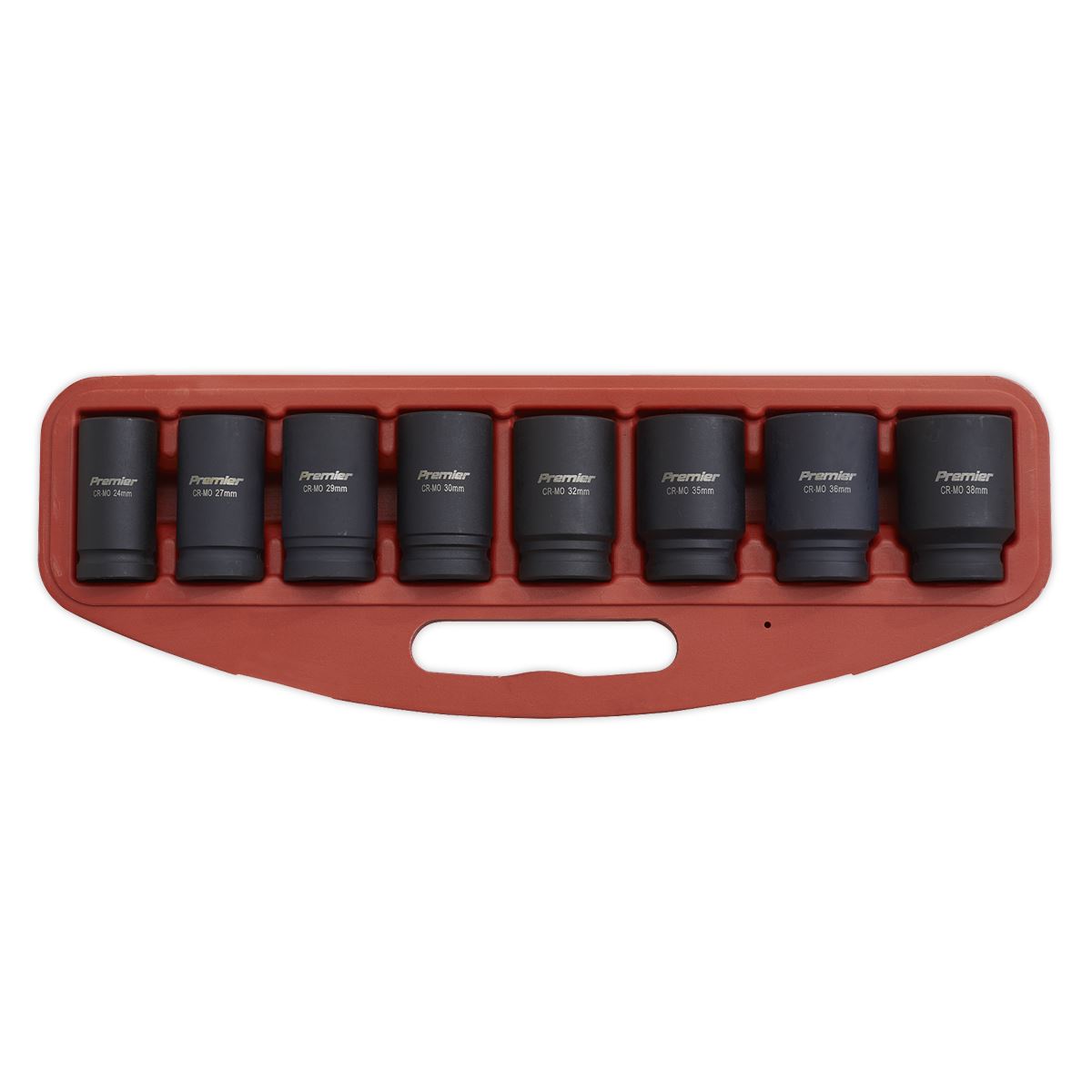 Sealey Impact Socket Set 8pc Deep 3/4"Sq Drive Metric AK885