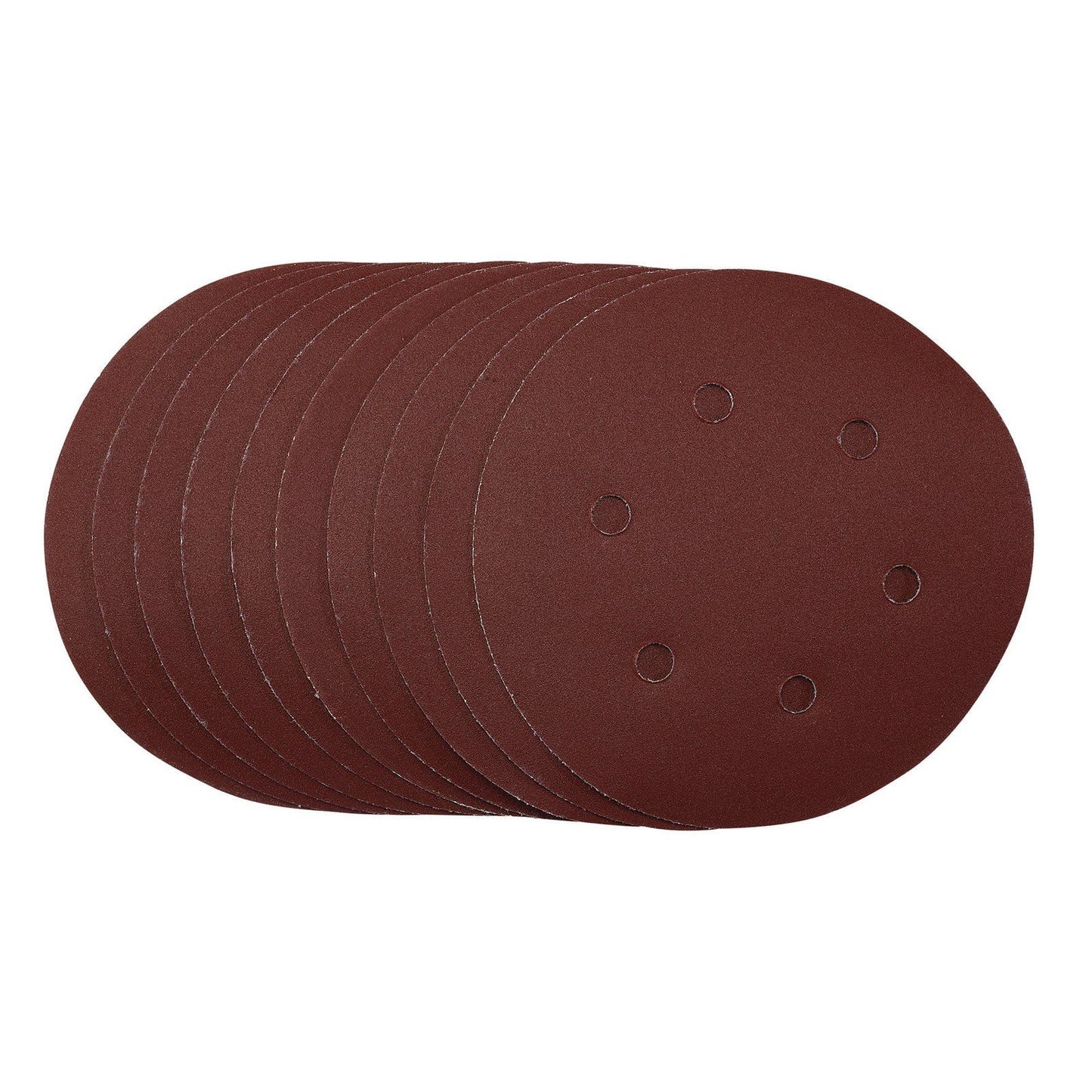 Draper Sanding Discs, 150mm, Hook & Loop, 240 Grit, (Pack of 10) SDHAL150 - 54991