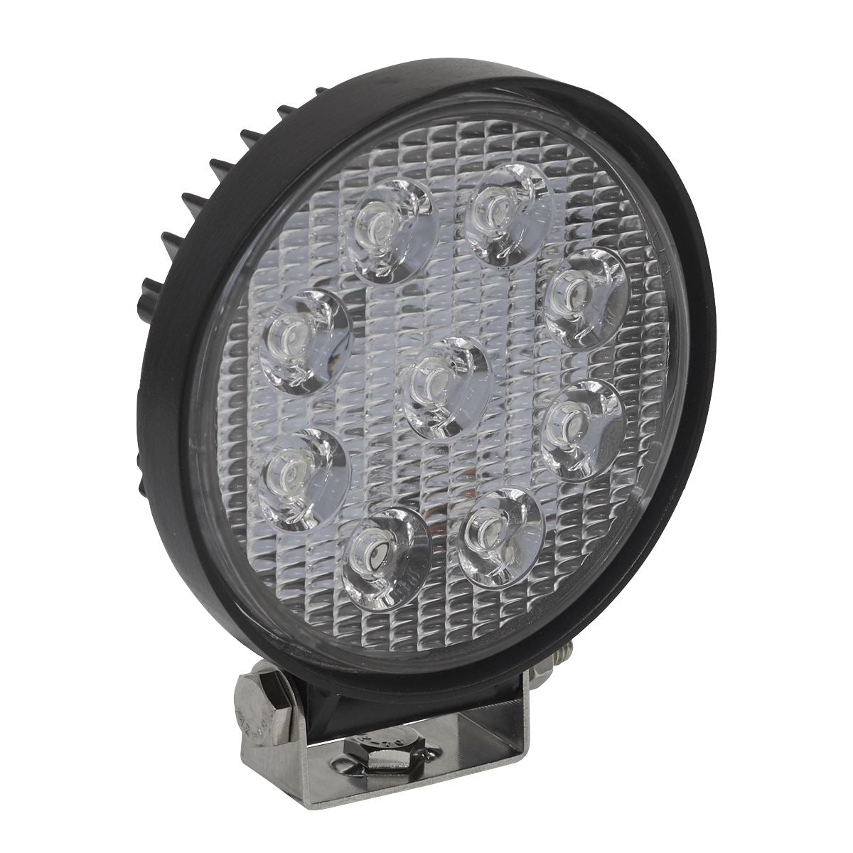 Sealey Round Work Light with Mounting Bracket 27W LED LED3R