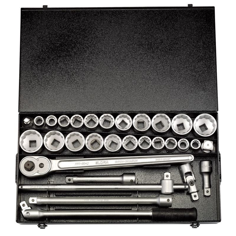 Draper 335 Mau Mau 31 Piece 3/4 Square Drive Elora Metric & Imperial Socket Set - 00335