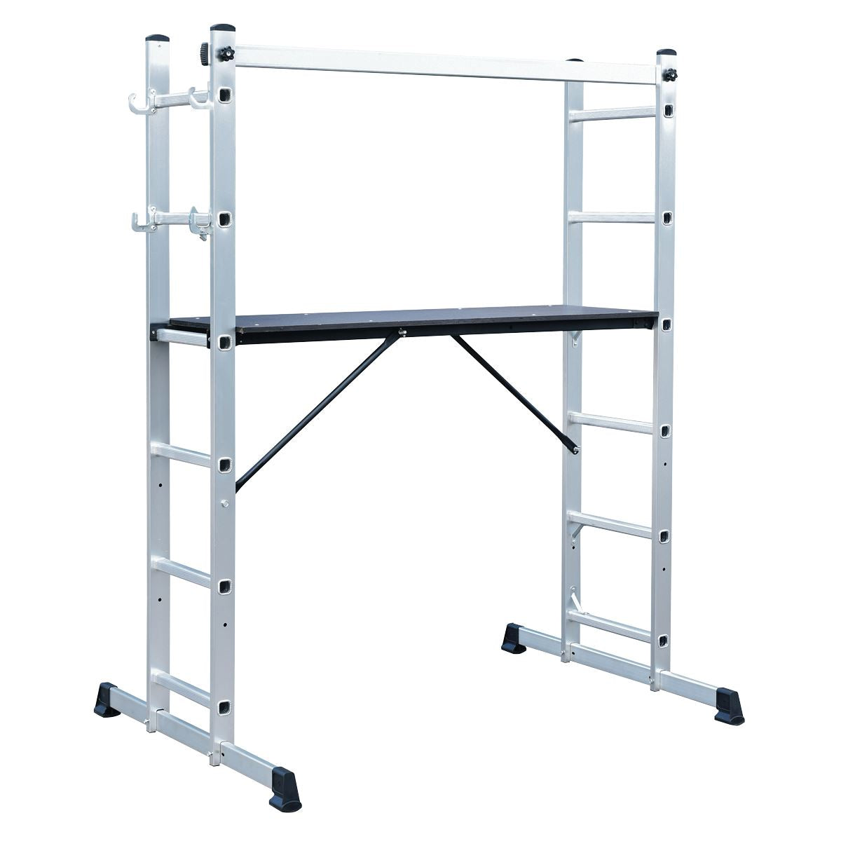 Sealey Aluminium Scaffold Ladder 4-Way EN 131 ASCL2