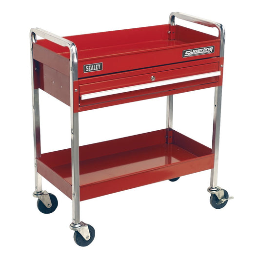 Sealey Trolley 2-Level Heavy-Duty with Lockable Drawer CX101D