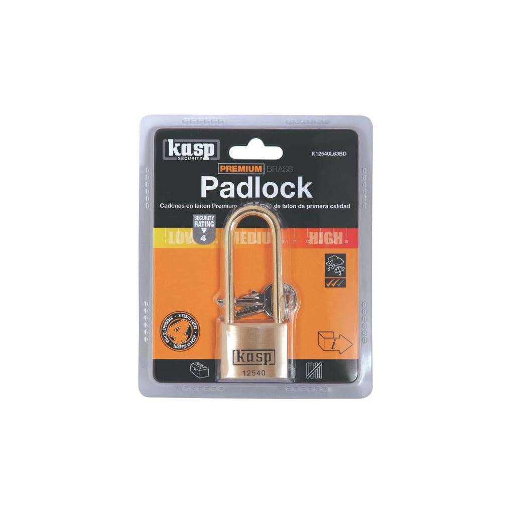 Kasp 125 Padlock 40x63mm K12540L63BD