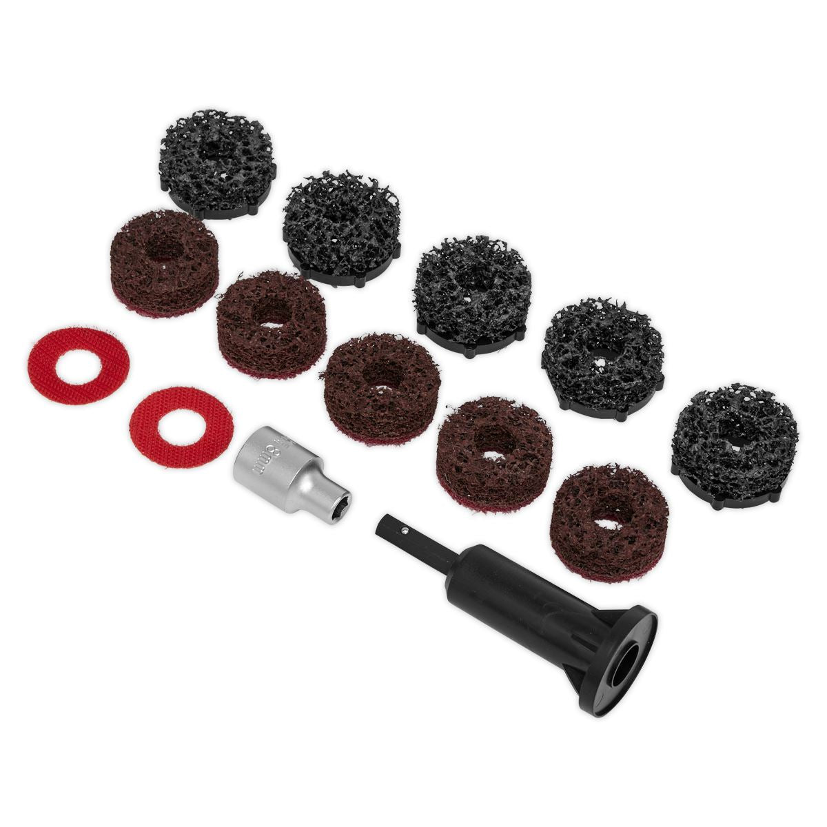 Sealey Stud Hub Cleaner 14pc VS8002