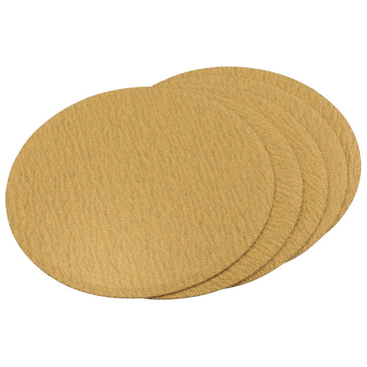 Five 150mm 80 Grit Aluminium Oxide Sanding Discs Draper 83867