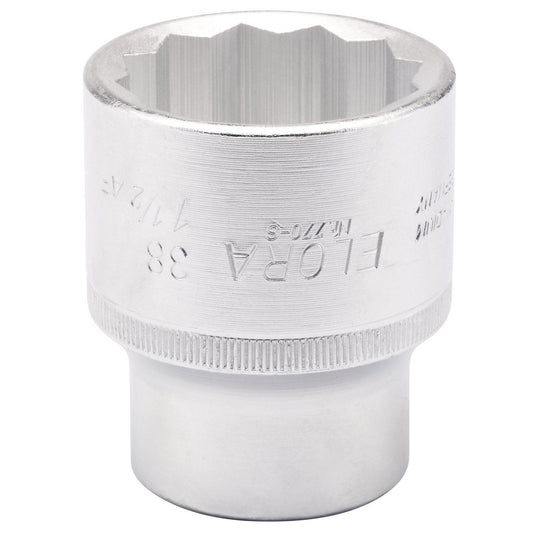 Draper 38mm-1.1/2" 3/4" Square Drive Elora Bi-Hexagon Socket - 00814