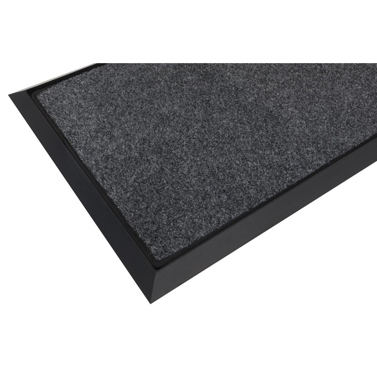 Sealey Rubber Disinfection Mat With Removable Carpet 450 x 750mm DRM01