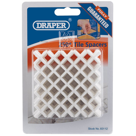 Draper 2mm Tile Spacers (Approx 250) TS2/A - 83112