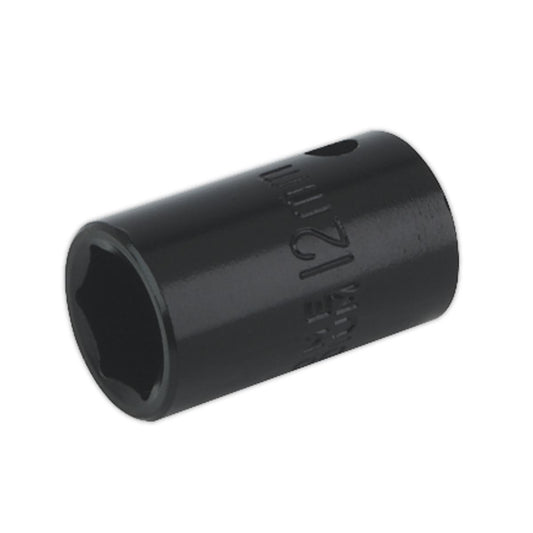 Sealey Impact Socket 12mm 3/8"Sq Drive IS3812