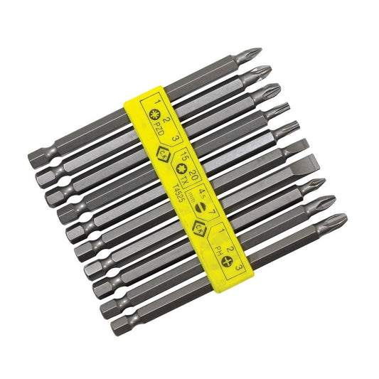 CK Tools Bit Set (100mm) Mixed Set Of 10 T4525