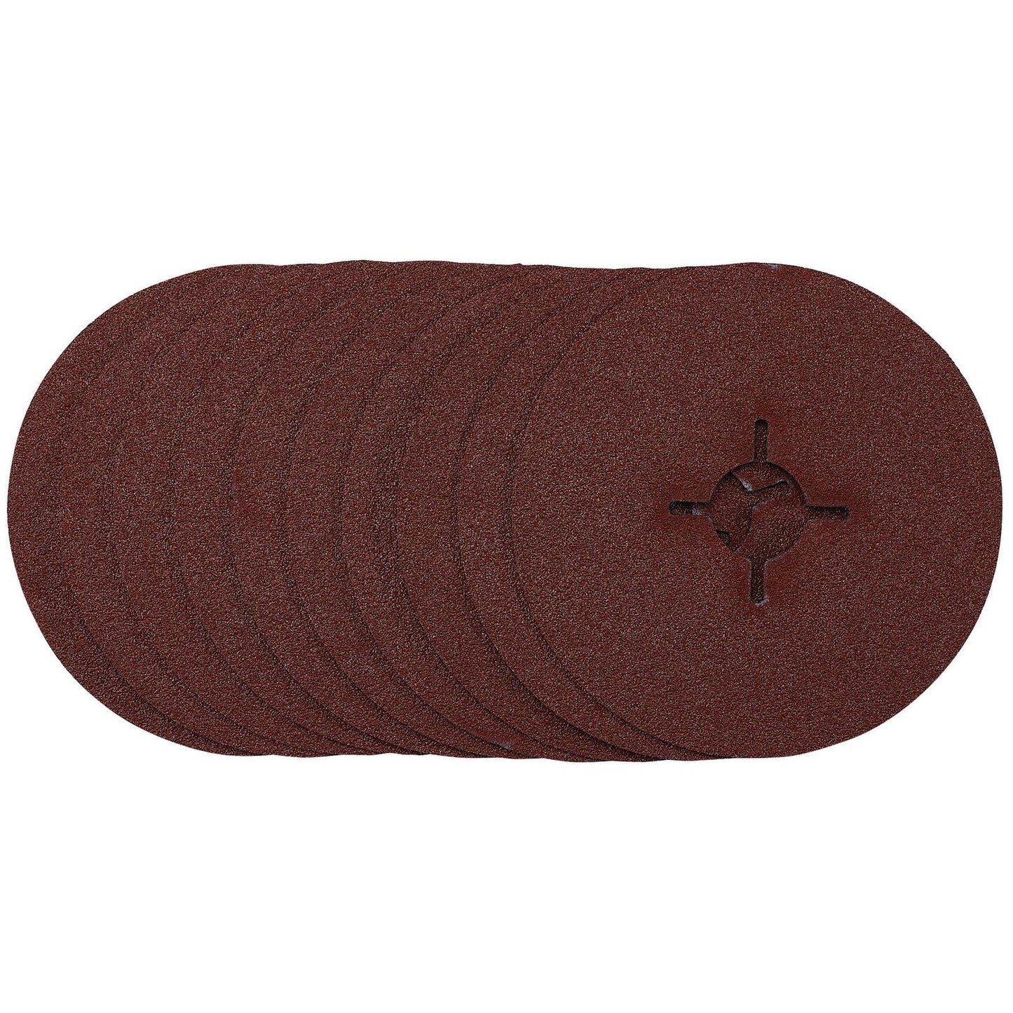 Draper Fibre Sanding Discs, 115mm, 60 Grit, (Pack of 10) SDFD115 (68493)