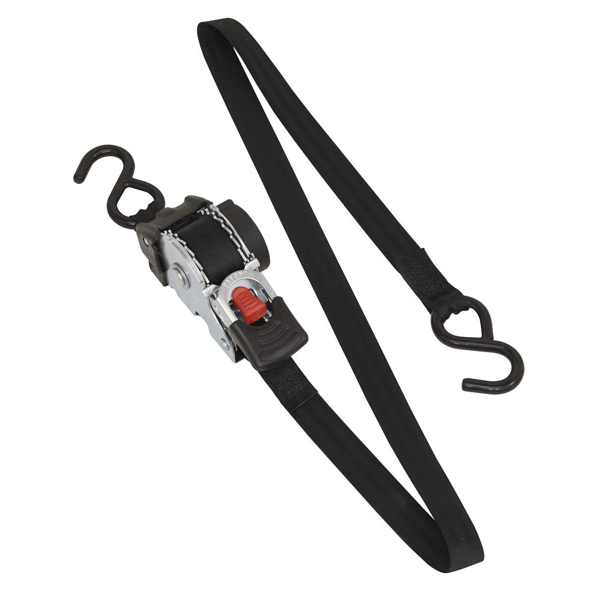 Sealey Auto Retractable Ratchet Tie Down 25mm x 3m ATD25301