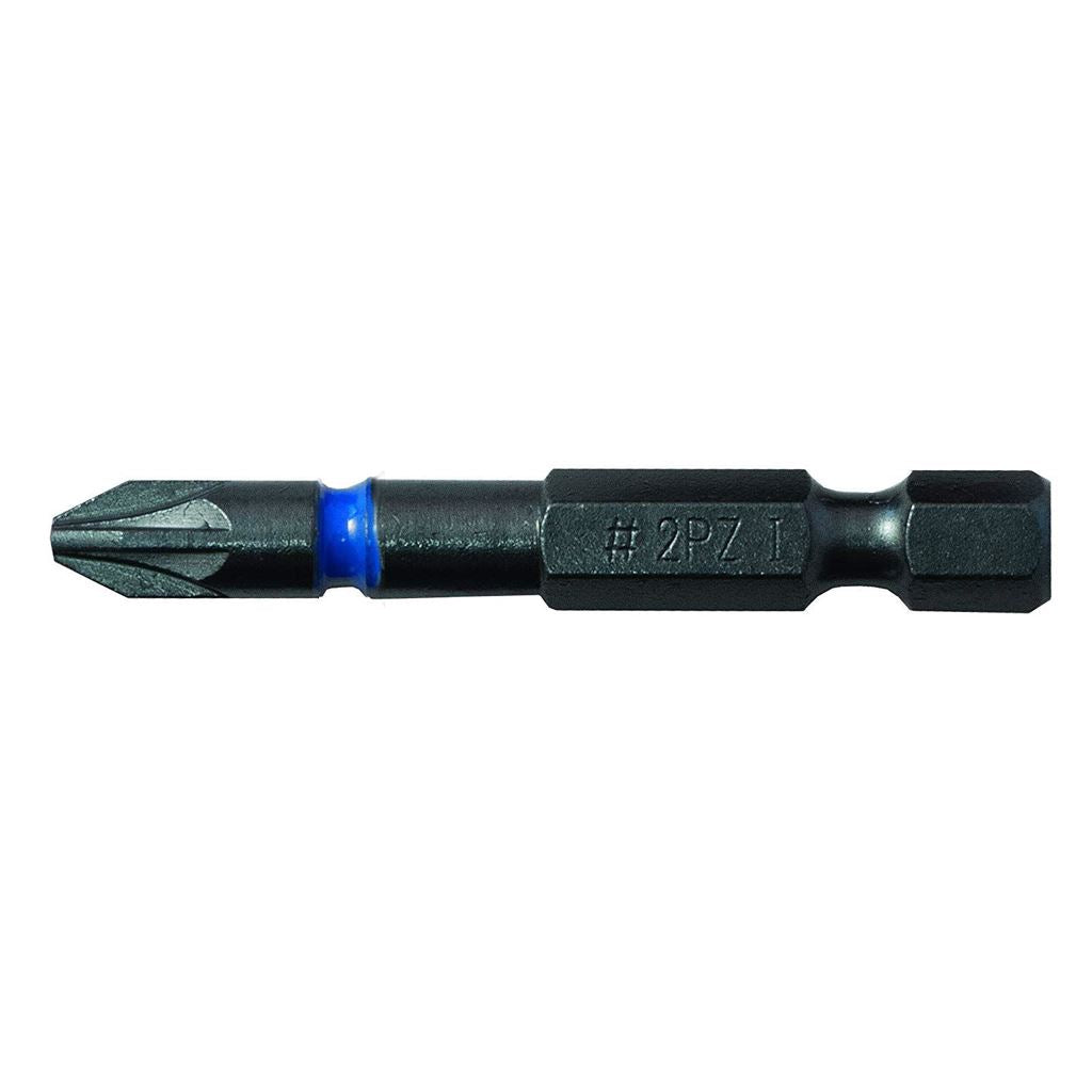 CK Tools Blue Steel Impact Screwdriver Bit 50mm PZ2 Card of 3 T4560 PZ2LD