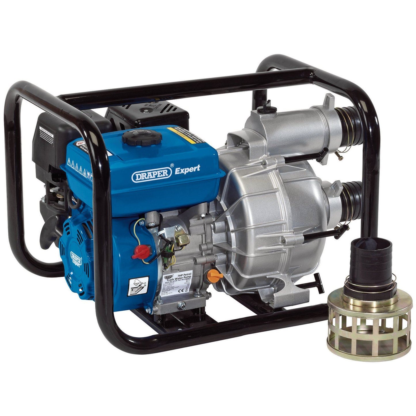 Draper 16128 PWP82T Petrol Trash Dirty Water Pump Self Priming (750L/Min) 7HP