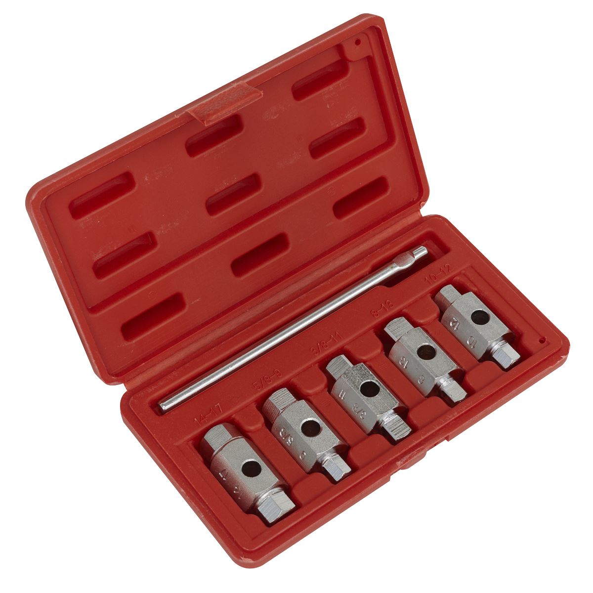 Sealey Drain Key Set 6pc Double End AK659