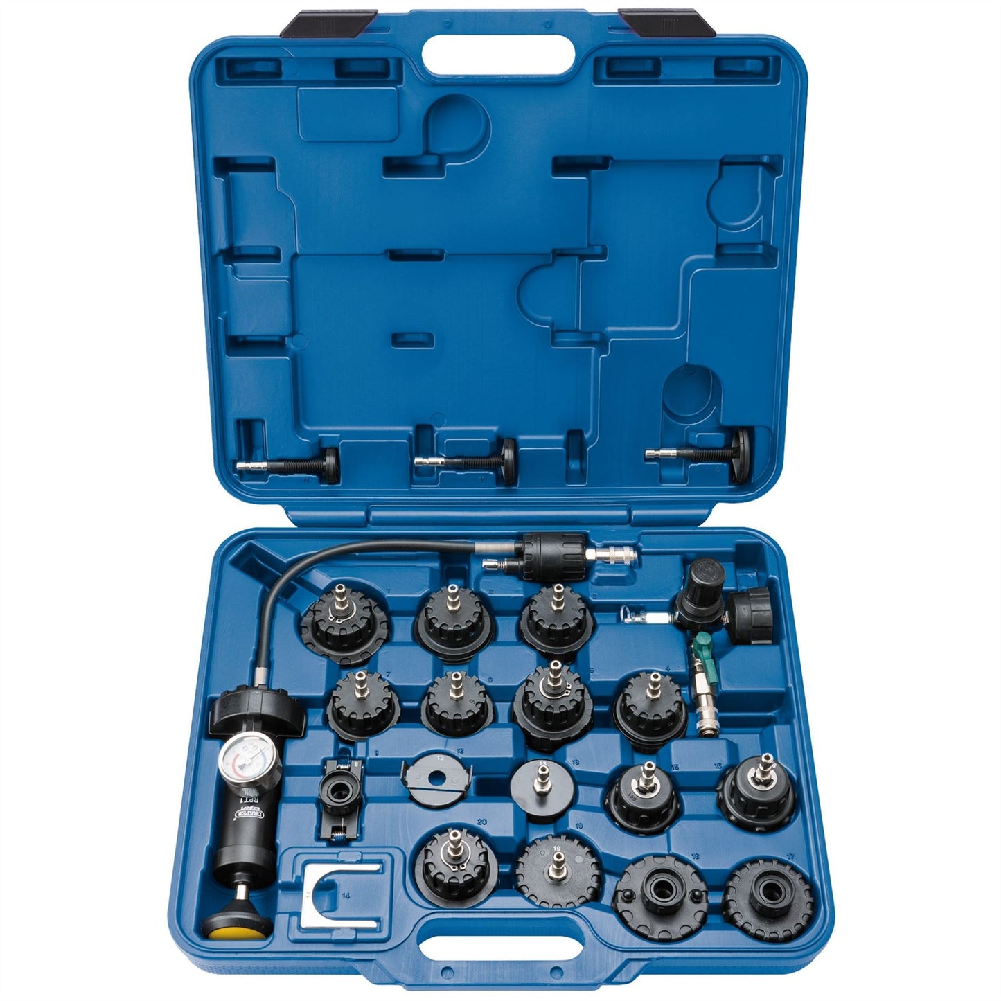 Draper 14455 Expert 20 Piece Radiator Pressure Test Kit