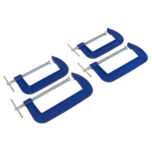 Sealey G-Clamp Set 4pc - 150mm & 200mm AK6006SET