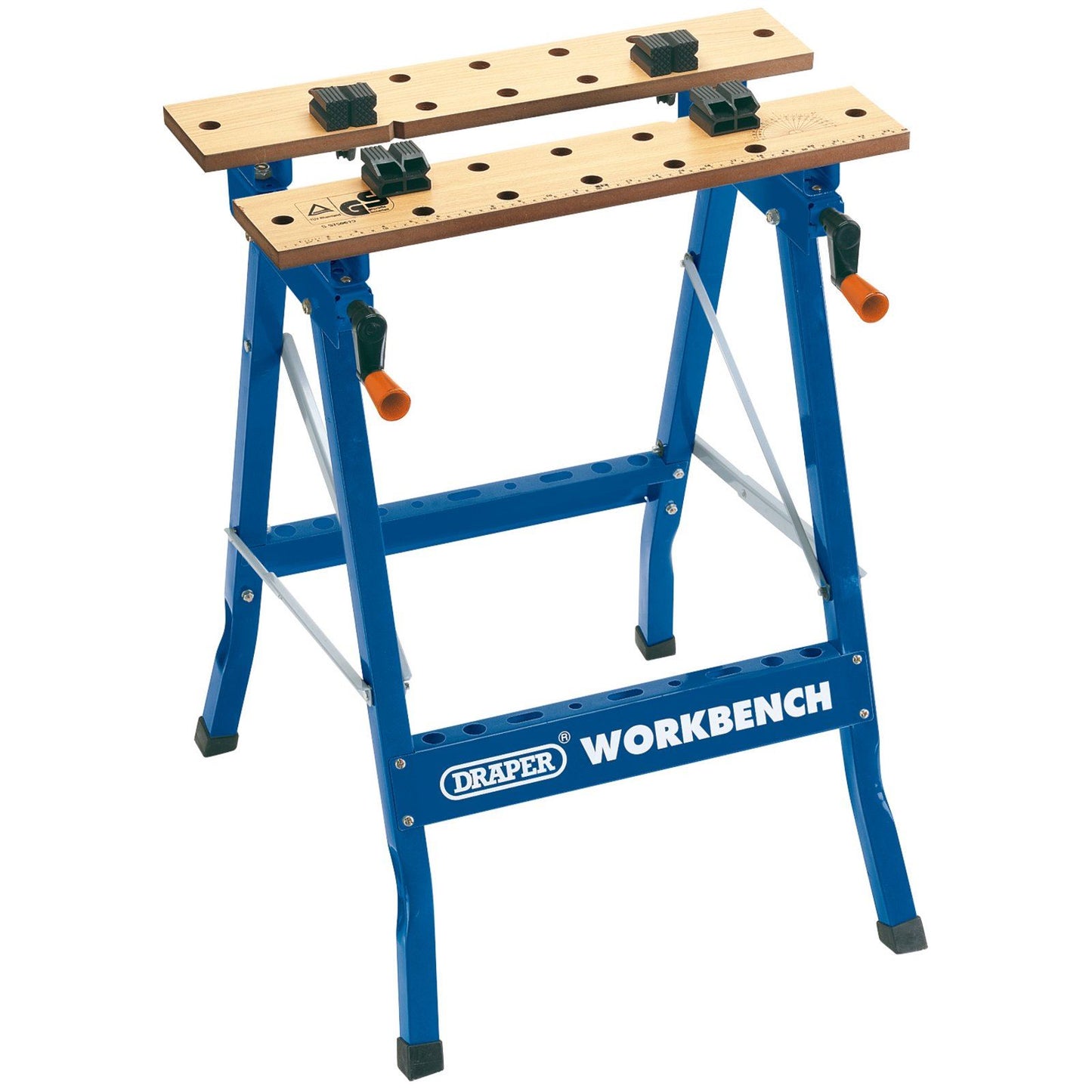 PORTABLE FOLD DOWN WORKBENCH WITH CLAMPING VICE WORKMATE WORK BENCH 56X62X76cm - 77020