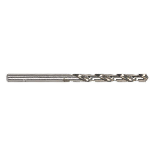 Sealey HSS Fully Ground Drill Bit 3mm Pack of 10 DB030FG