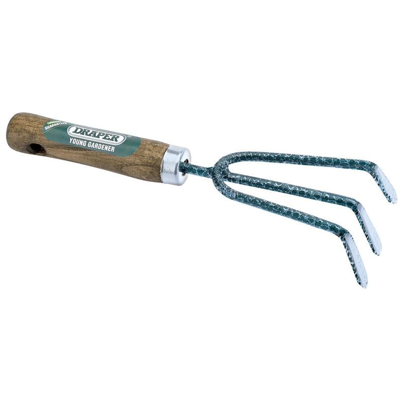 Draper Childrens Young Gardener Kids Hand Cultivator with Ash Handle 20692