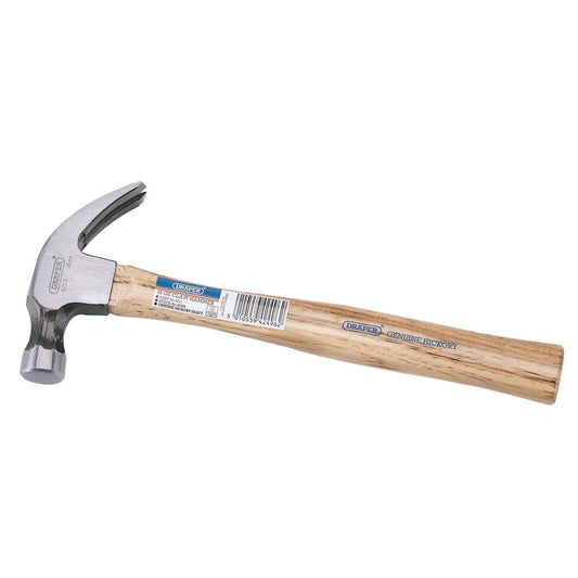 Draper Hickory Shaft Claw Hammer, 450g/16oz - 42496
