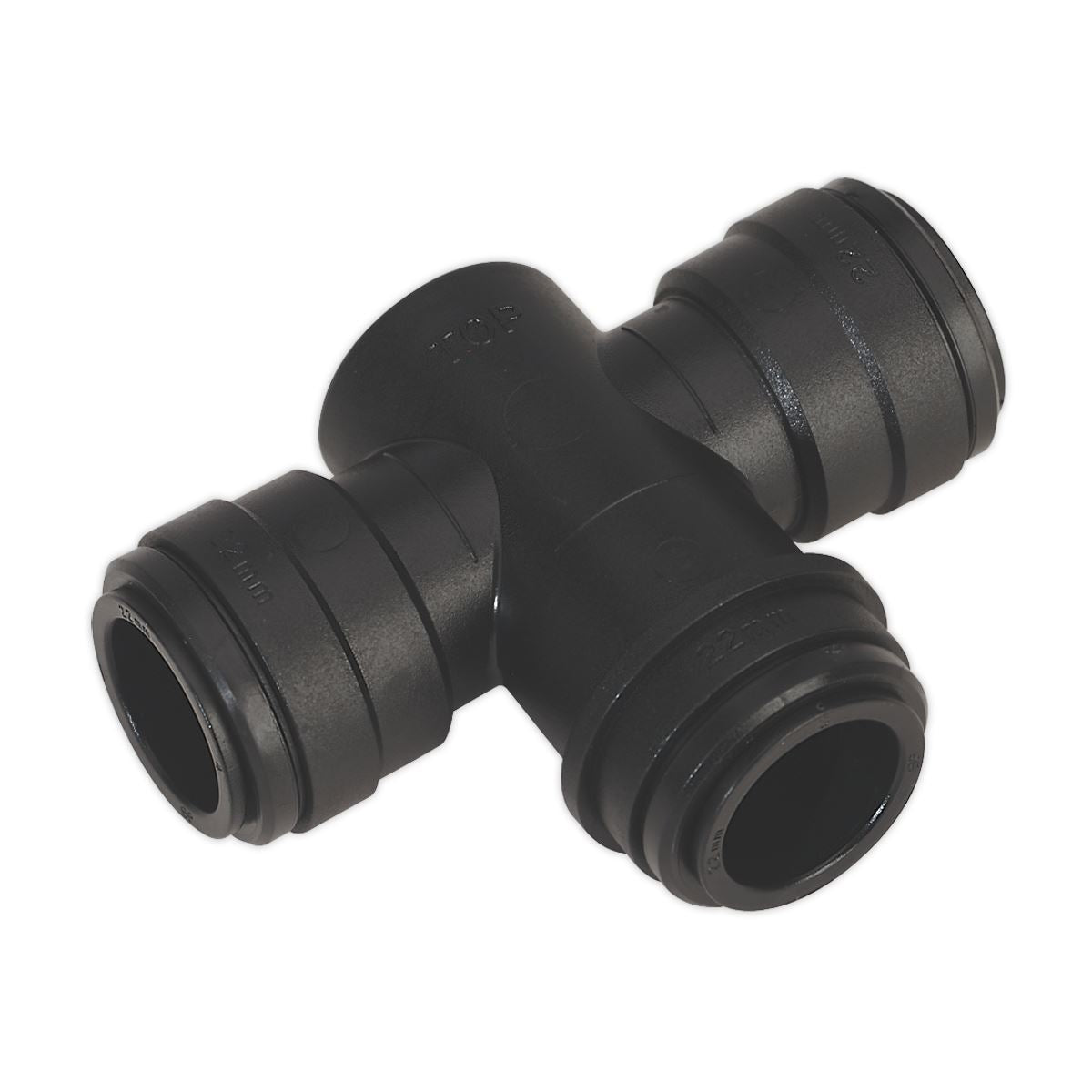 Sealey Equal Water Trap Tee 22mm (John Guest Speedfit - PMTT22E) CAS22WTT