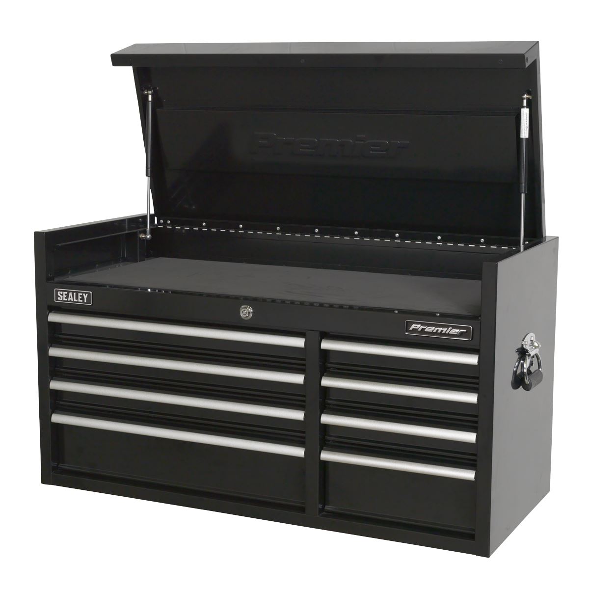 Sealey Topchest 8 Drawer 1040mm Heavy-Duty Black PTB104008