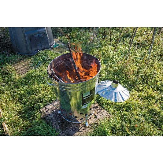 Draper metal Galvanised Garden Waste Incinerator 85L 53253 BARGAIN ONLY £20.00