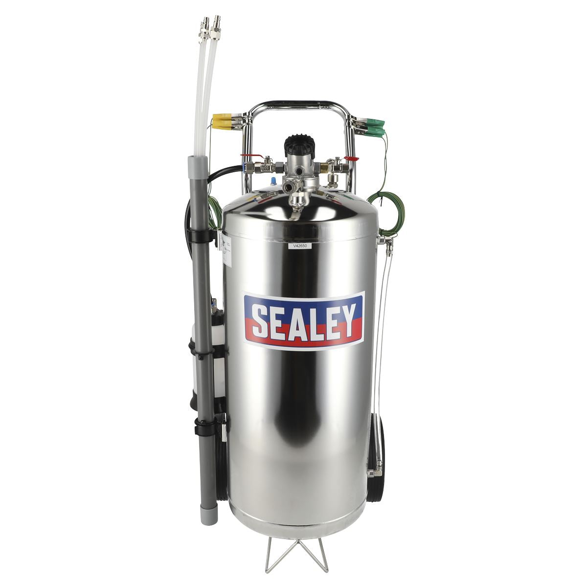 Sealey Air Operated Fuel Drainer 40L Stainless Steel TP200S