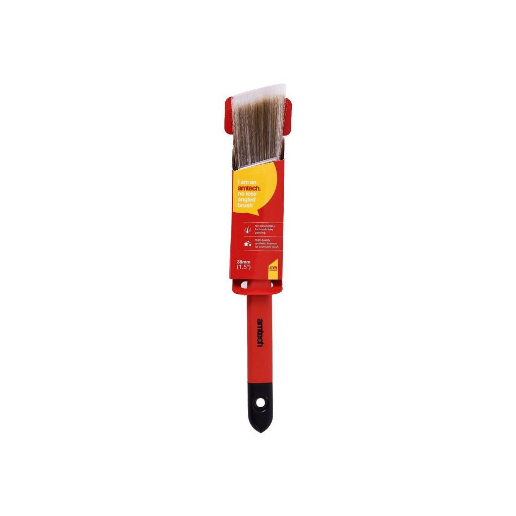 38mm 1.5" No Bristle Loss Angled Paint Brush Soft Handle Decorator/Painter - G4400