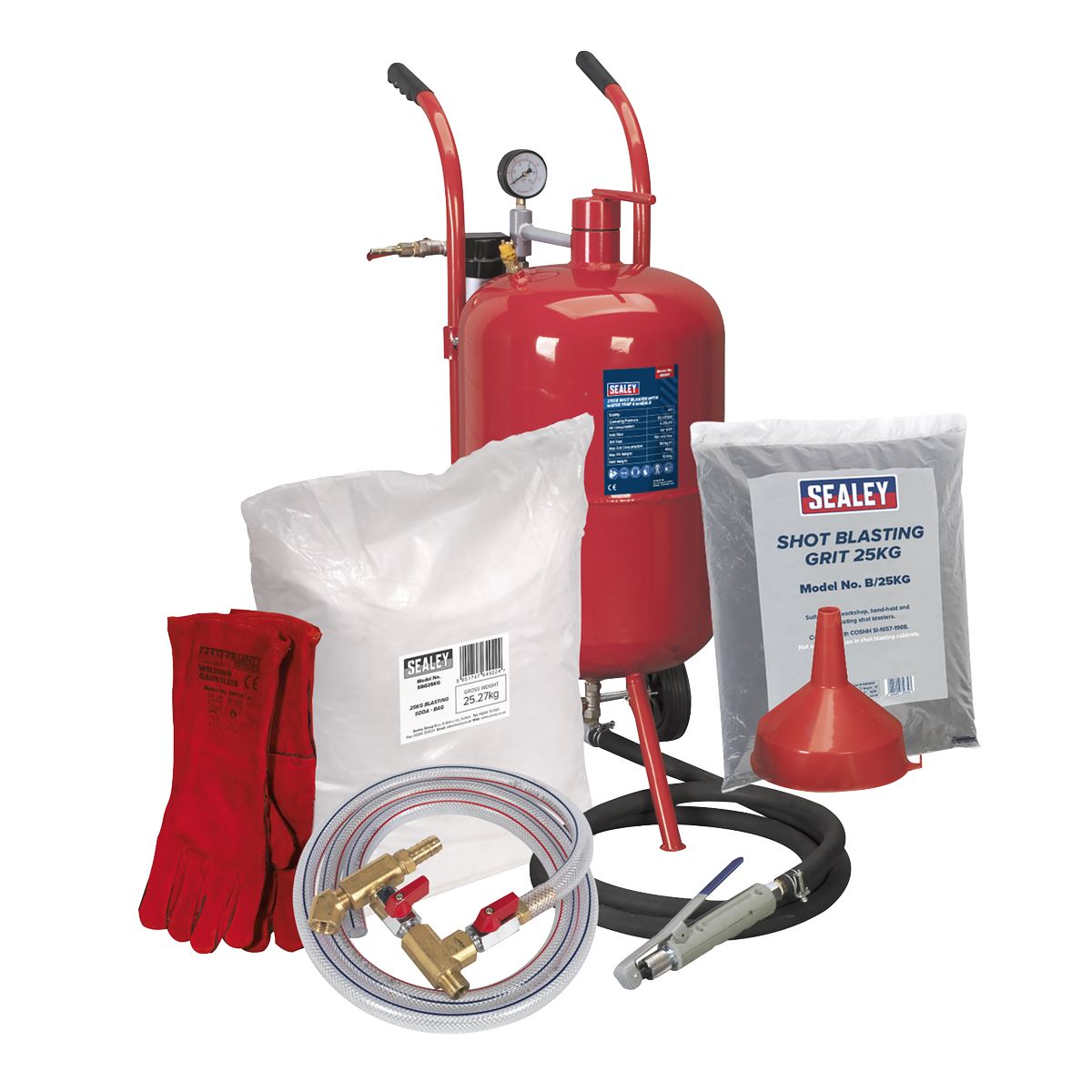 Sealey Shot & Soda Blasting Kit SBKITA