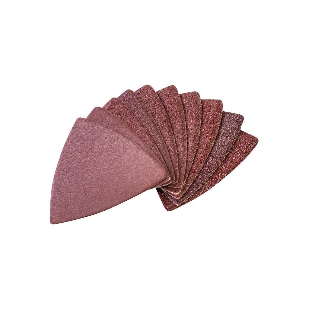 10x Aluminium Oxide Assorted Sanding Sheets P40 P60 P80 P120 P240 Black & Decker - V4205