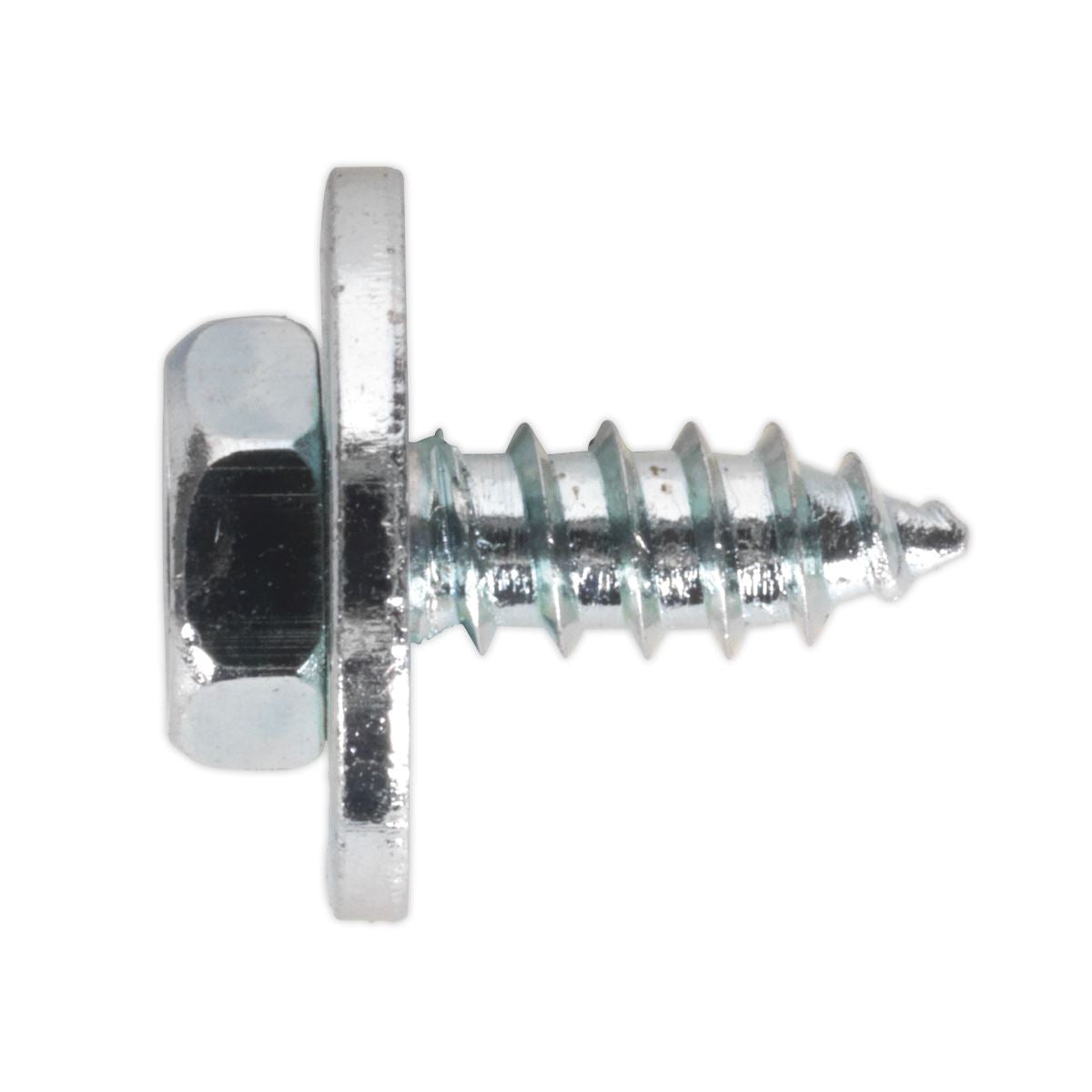 Sealey Acme Screw with Captive Washer M10 x 3/4" Zinc Pack of 100 ASW10