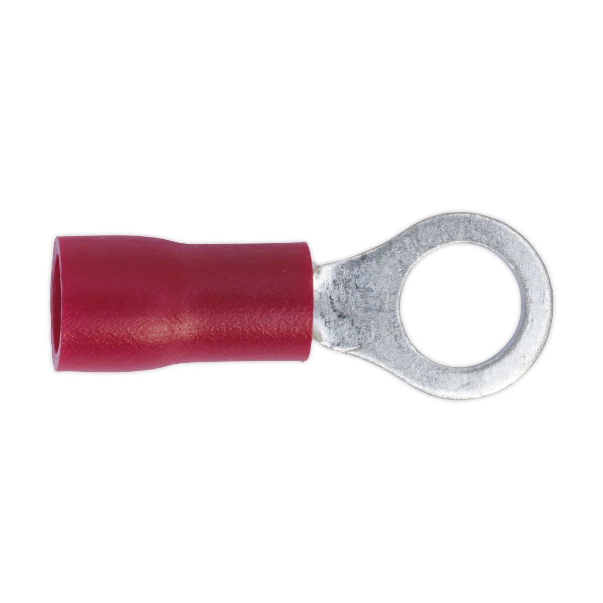 Sealey Easy-Entry Ring Terminal 5.3mm (2BA) Red Pack of 100 RT25