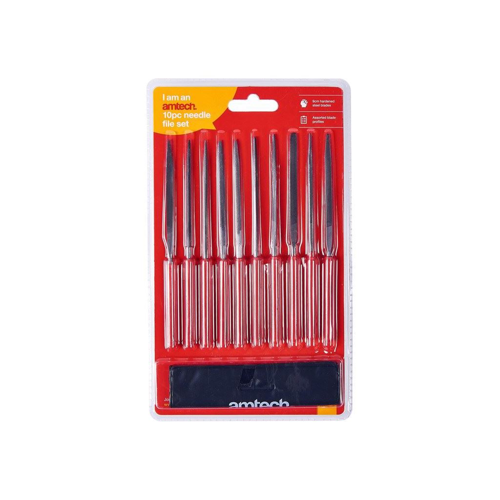 10x Needle File Set High Carbon For Metalwork Soft Grip Jewellers Micro Small - E1750