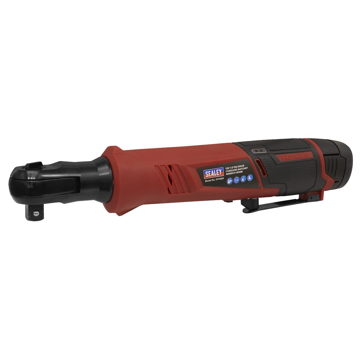 Sealey Cordless Ratchet Wrench 1/2"Sq Drive 12V Li-ion - Body Only CP1209