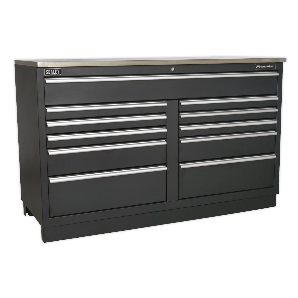 Sealey Modular Floor Cabinet 11 Drawer 1550mm Heavy-Duty APMS04