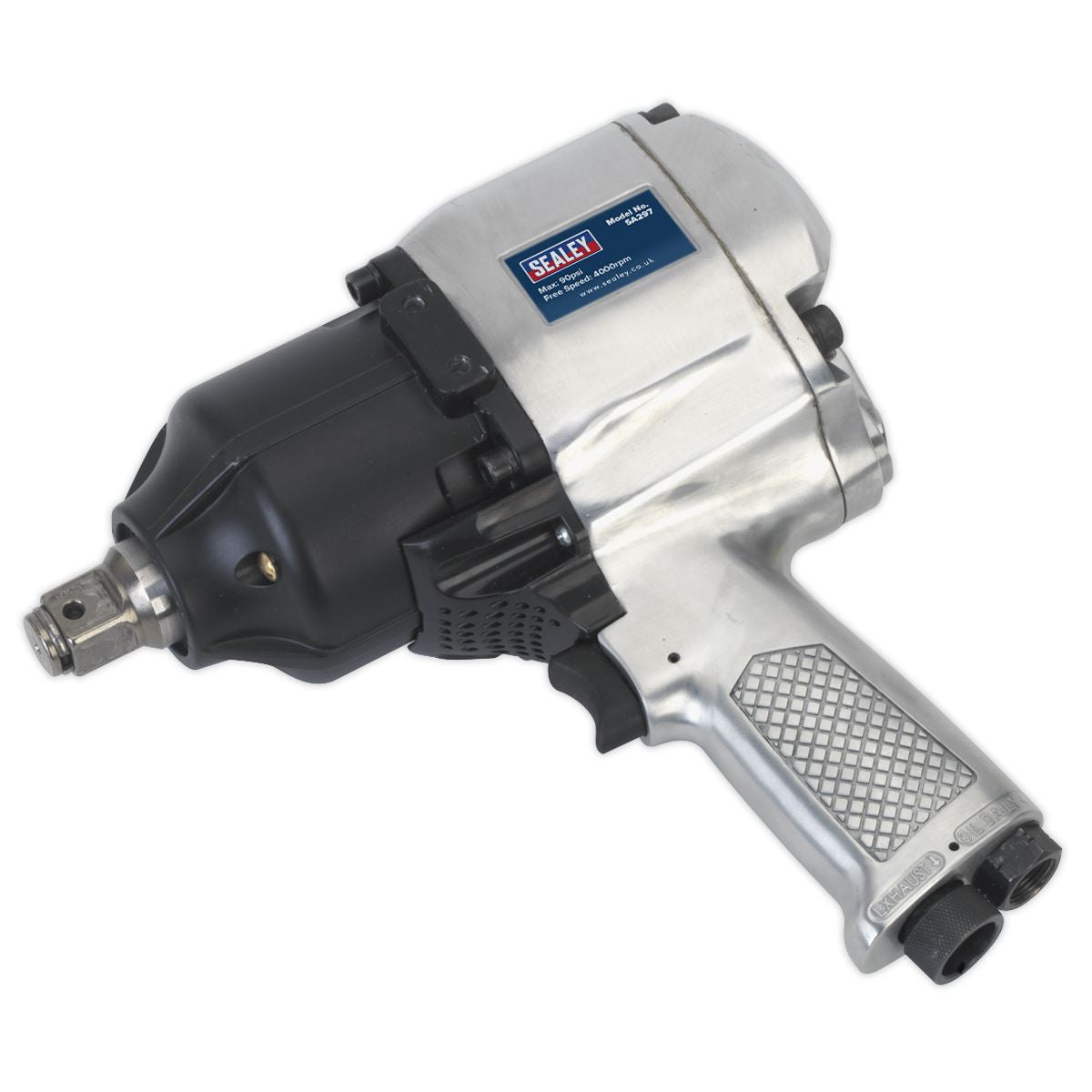 Sealey Air Impact Wrench 1"Sq Drive Pistol Type SA297