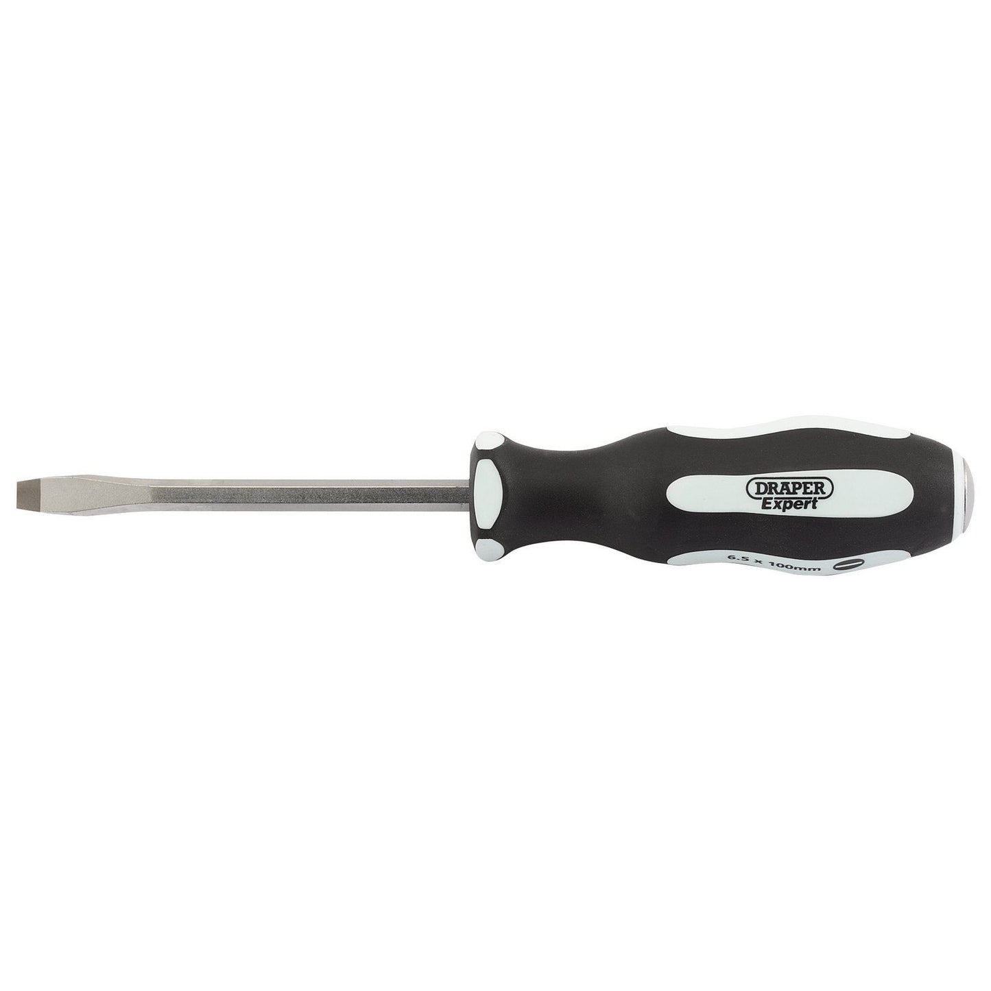 Draper 996/Pt Expert 'Pound Thru' Plain Slot 6.5 X 100mm Soft Grip Screwdrivers - 35181