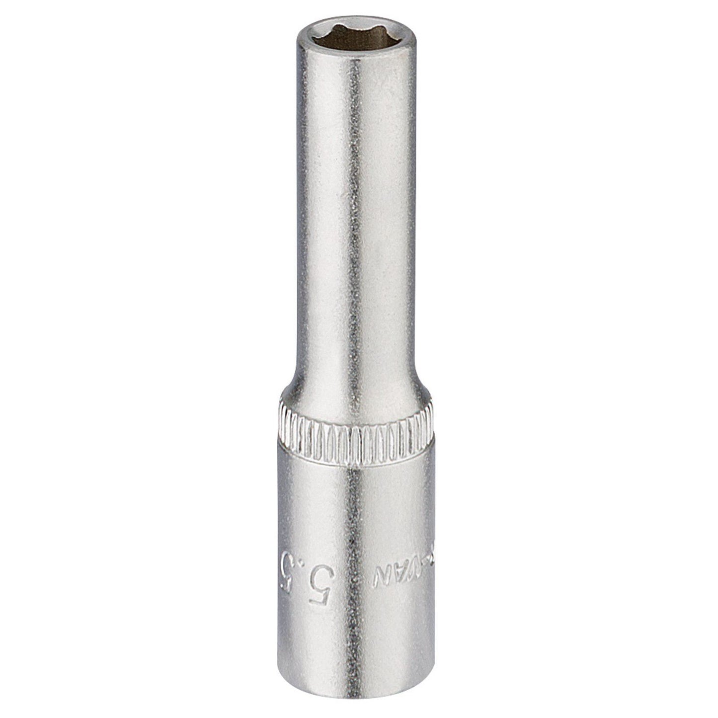 5.5mm 1/4" Square Drive Elora Deep Socket Draper 58724