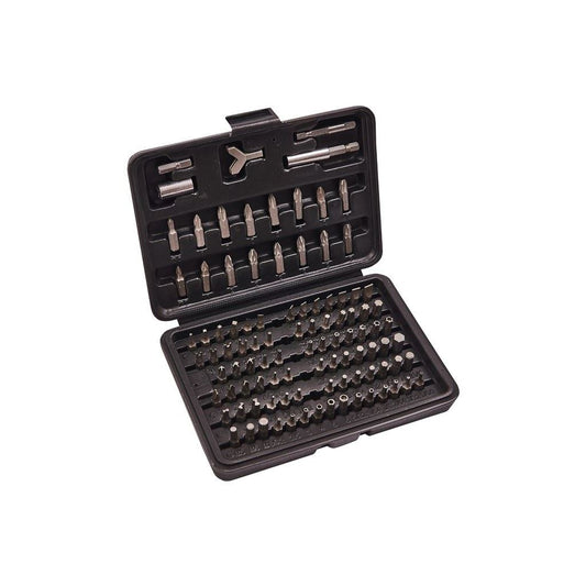 Amtech 100 Piece Security Torx Hex Star Bit Set Screwdriver Drill Screw Crv Bits - L3365