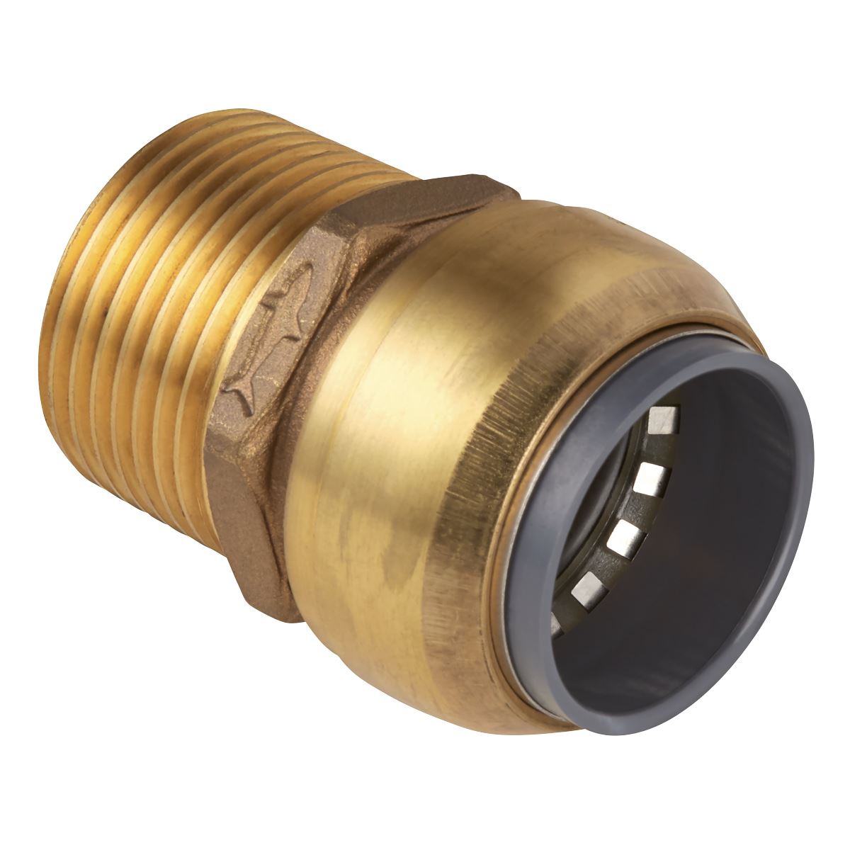 Sealey Straight Adaptor 22mm x 3/4"BSPT Brass SBA22BSA