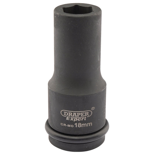 Draper Expert 18mm 3/4" Square Drive Hi-Torq® 6 Point Deep Impact Socket 05050