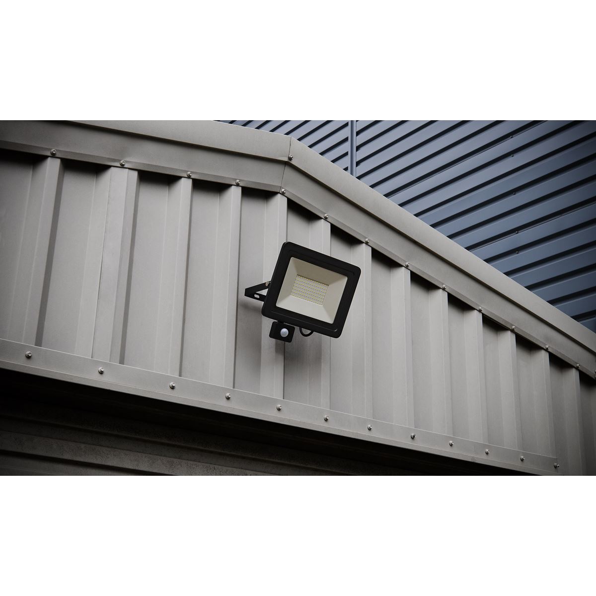 Sealey Extra Slim Floodlight with PIR Sensor 50W SMD LED LED113PIR