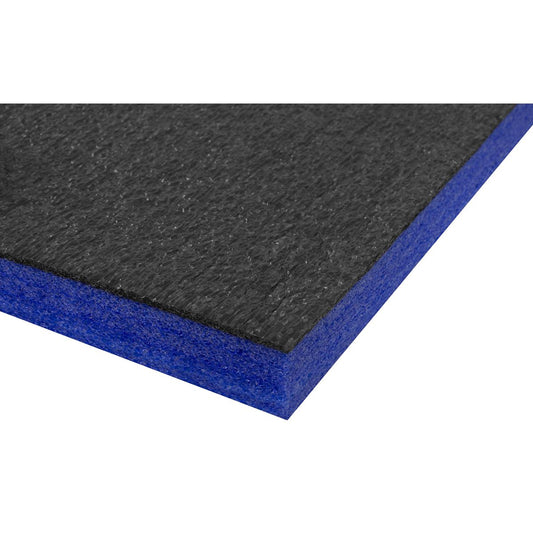 Sealey Easy Peel Shadow Foam Blue/Black 1200 x 550 x 30mm SF30B