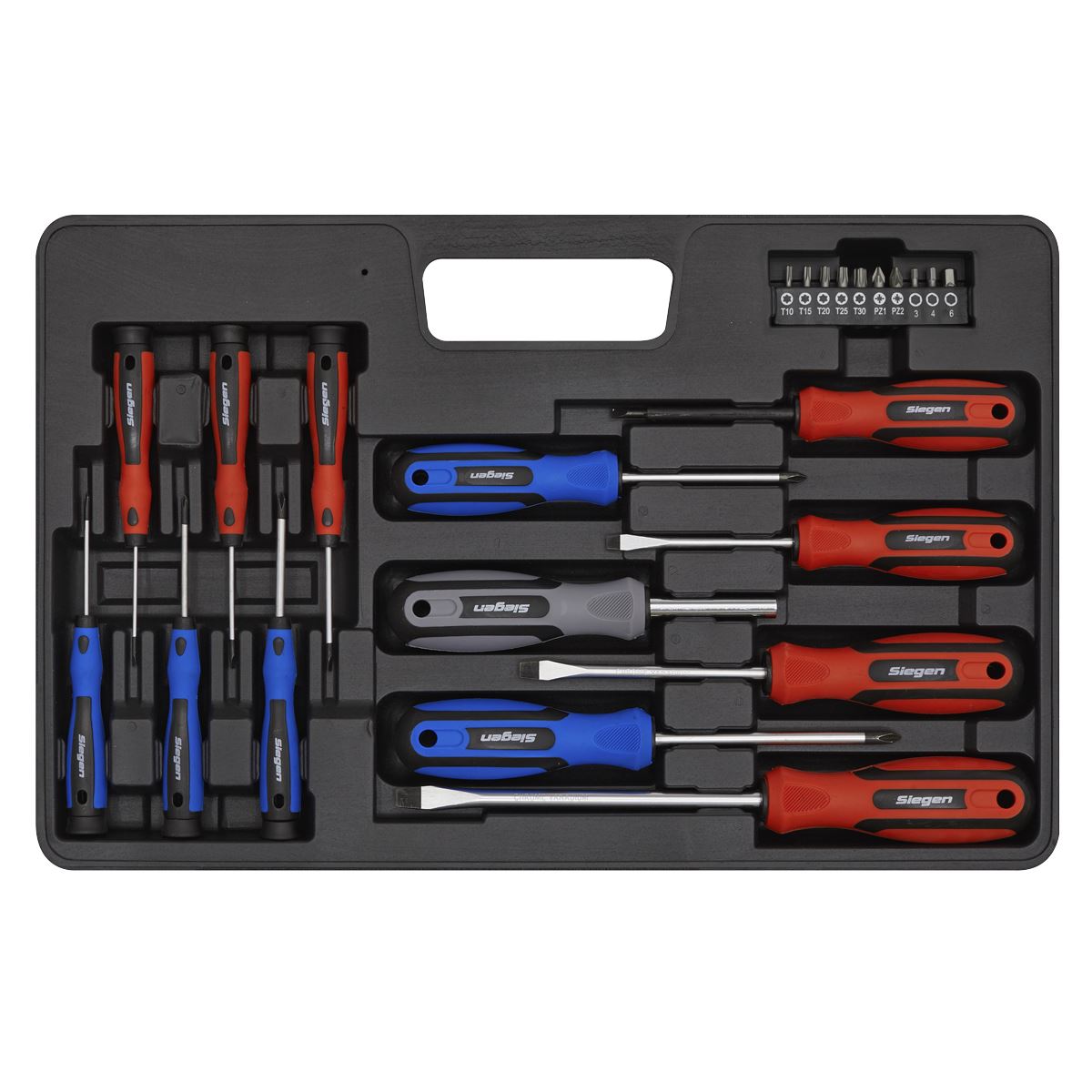 Sealey Soft Grip Screwdriver & Bit Set 23pc S0598